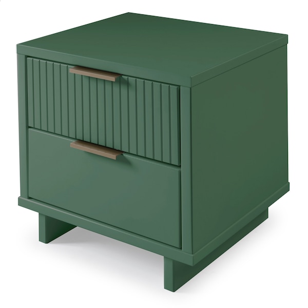 Manhattan Comfort Granville Nightstand 2.0 in Sage Green - NS-5013