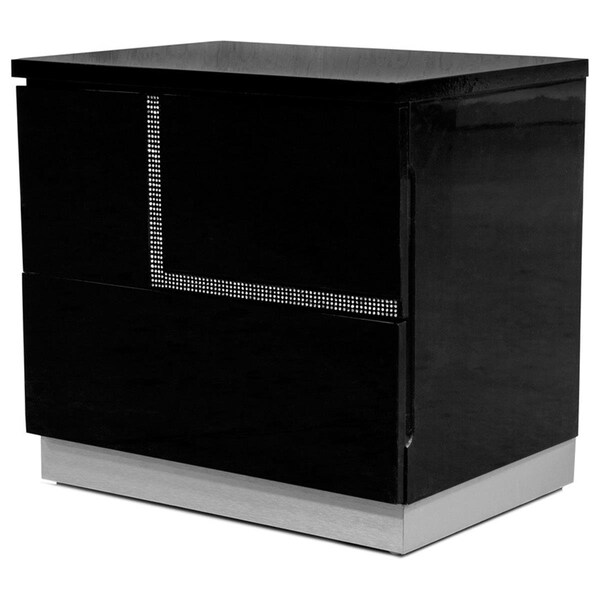 Kd Gabinetes Bardelona Nightstand Bardelona Black Bedroom Nightstand - KD2825157