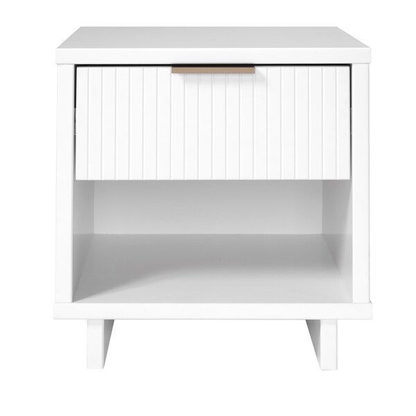 Manhattan Comfort Granville Nightstand 1.0 in White - NS-5001