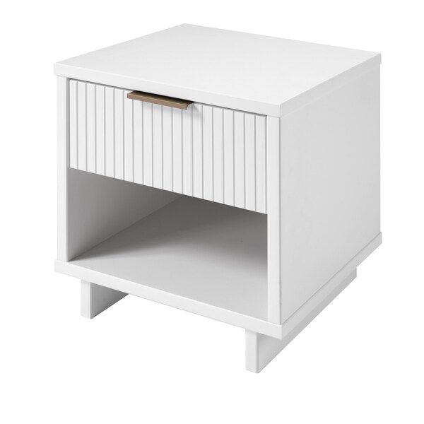 Manhattan Comfort Granville Nightstand 1.0 in White - NS-5001