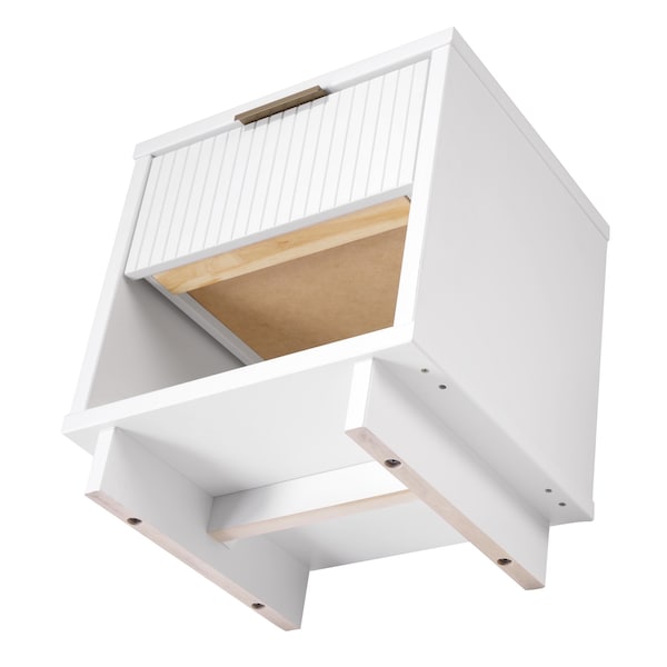 Manhattan Comfort Granville Nightstand 1.0 in White - NS-5001