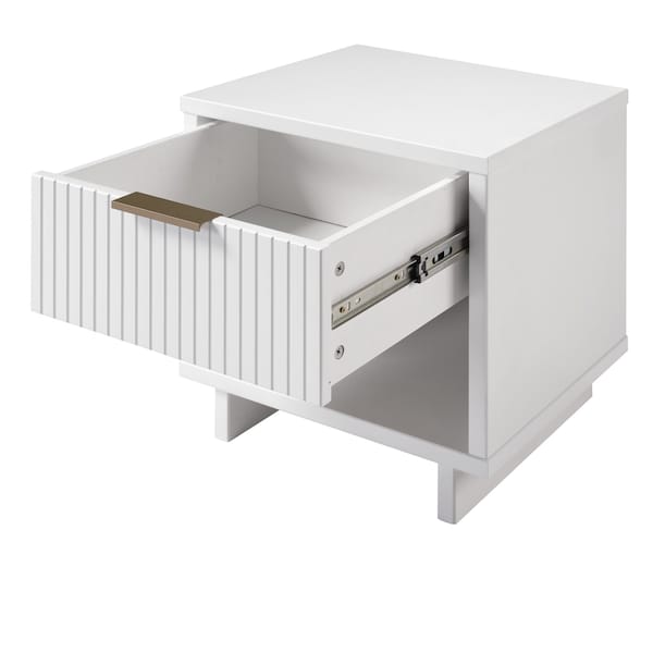 Manhattan Comfort Granville Nightstand 1.0 in White - NS-5001