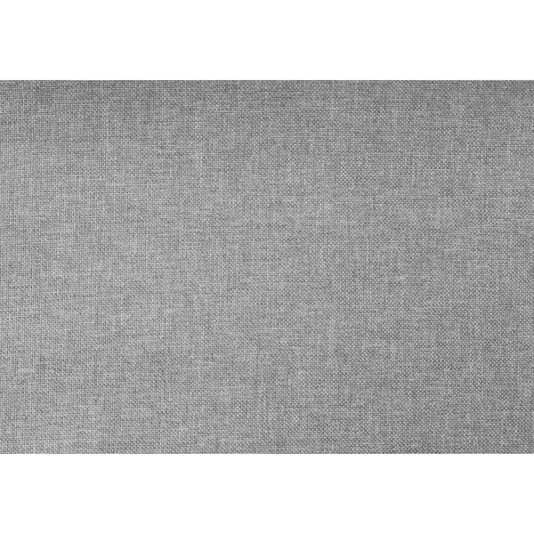 Monarch Specialties Bedroom Accent, Nightstand, End, Side, Lamp, Storage Drawer, Bedroom, Upholstered, Linen Look, Grey - I 5604