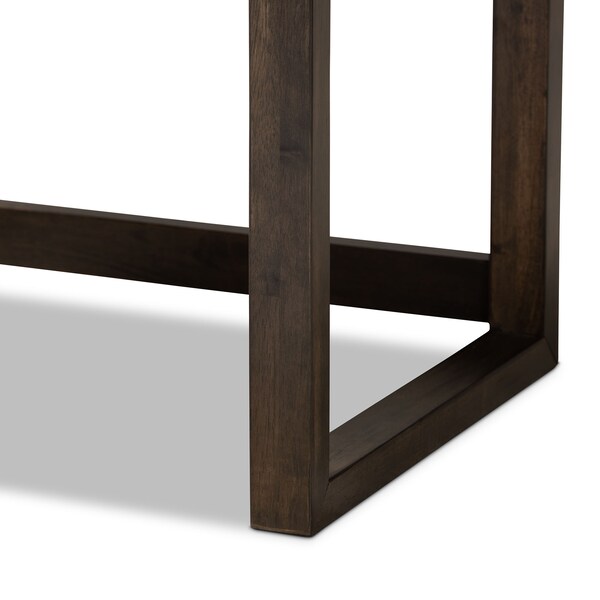 Baxton Studio Inicio Ash Brown Finished 1-Drawer Wood Nightstand - 157-9080