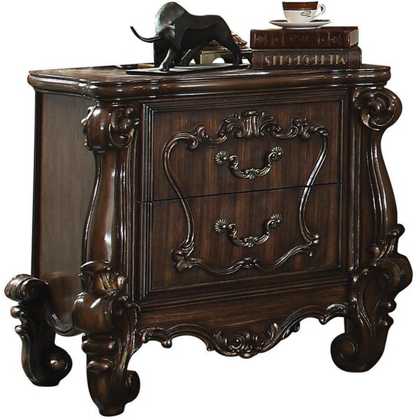 Gfancy Fixtures 35 x 23 x 31 in. Wood Nightstand, Cherry Oak - GF3651223
