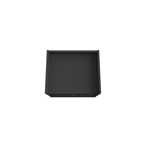 Manhattan Comfort Bogart Nightstand in Black and Nature - 256BMC8