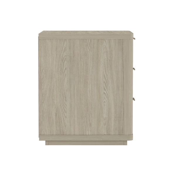 Manhattan Comfort Evelyn Nightstand in Natural - Set of 2 - 2-NS013-NA