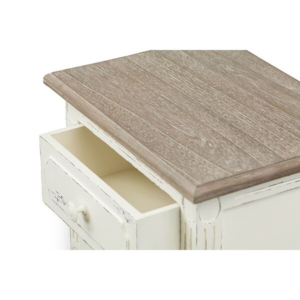 Baxton Studio Anjou Traditional French Accent Nightstand - 111-6037