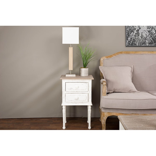 Baxton Studio Anjou Traditional French Accent Nightstand - 111-6037