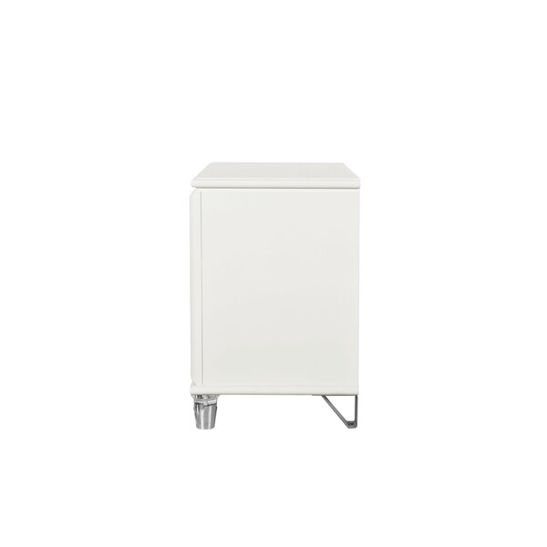 Global Furniture Usa Contemporary Orion Gold Nightstand - 6682