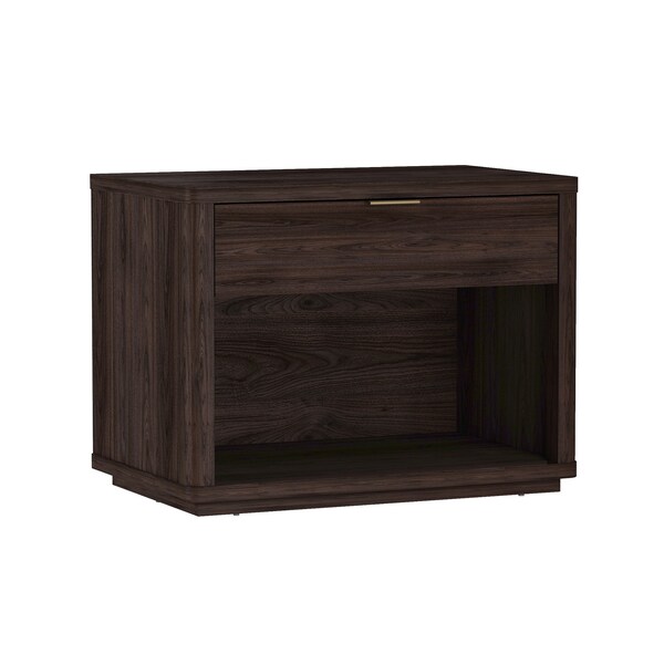 Manhattan Comfort Evelyn 32in Nightstand 2.0 in Brown - NS012-BR