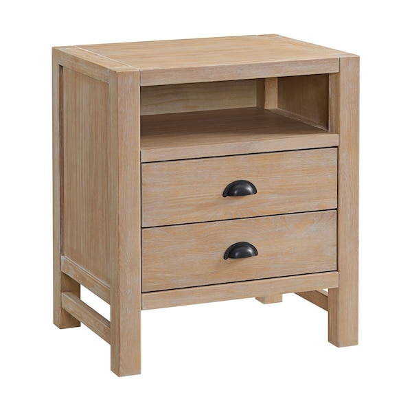 Kd Cama De Bebe Arden 2-Drawer Wood Nightstand - KD3242135