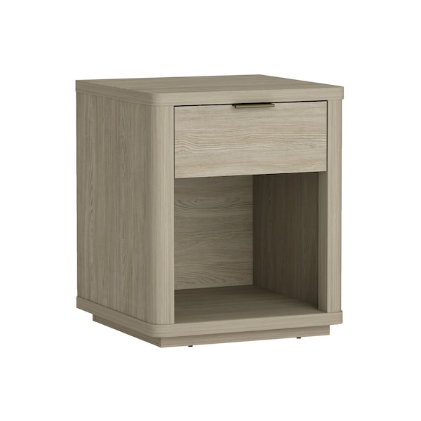 Manhattan Comfort Evelyn Nightstand in Natural - Set of 2 - 2-NS011-NA