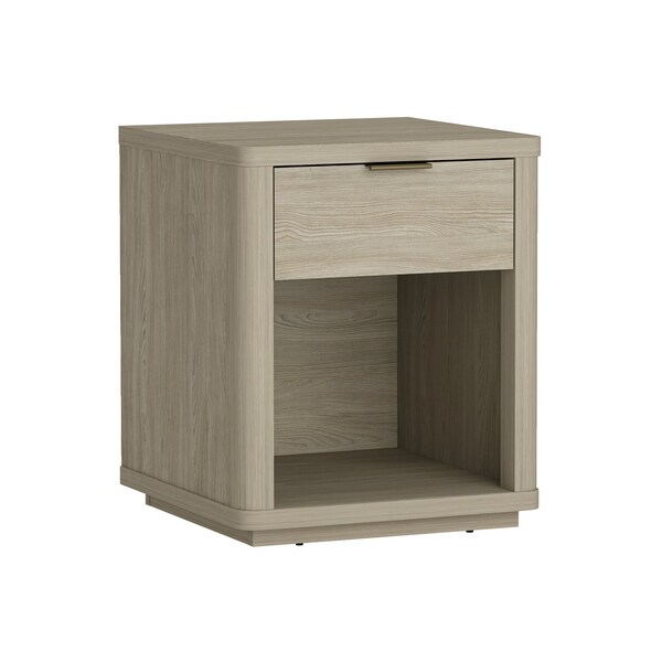 Manhattan Comfort Evelyn Nightstand in Natural - NS011-NA