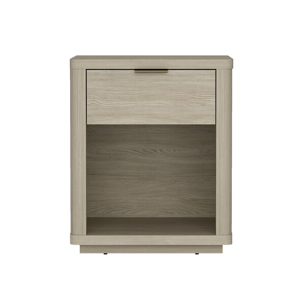 Manhattan Comfort Evelyn Nightstand in Natural - NS011-NA