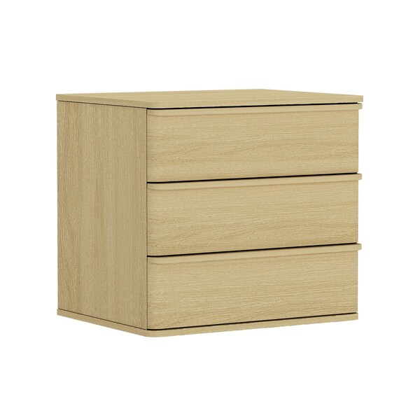 Manhattan Comfort Molly Nightstand in Natural Oak - NS008-NO