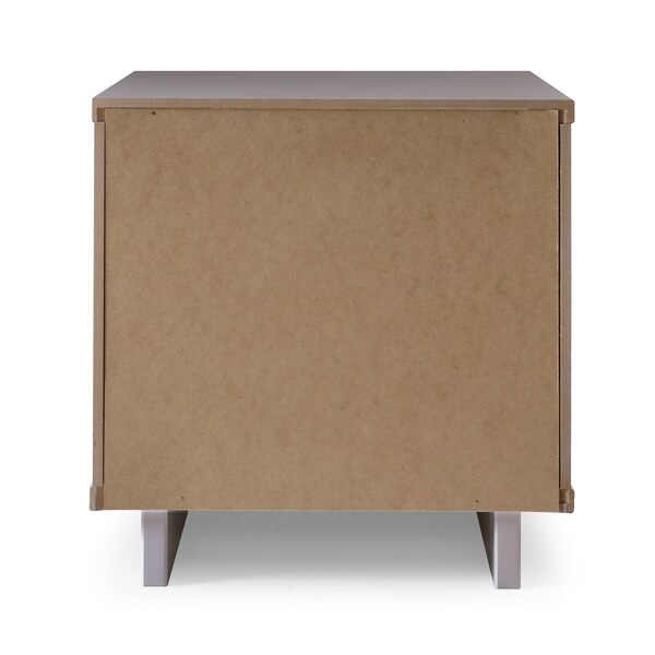 Manhattan Comfort Granville Nightstand 2.0 in Light Grey - NS-5016