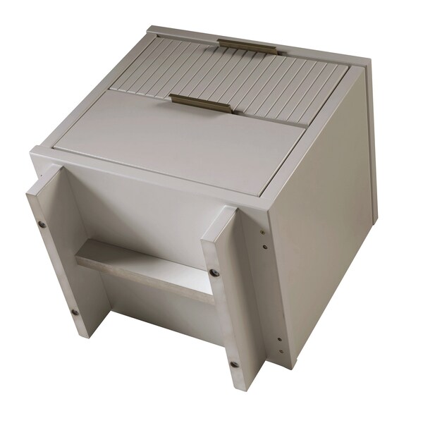Manhattan Comfort Granville Nightstand 2.0 in Light Grey - NS-5016