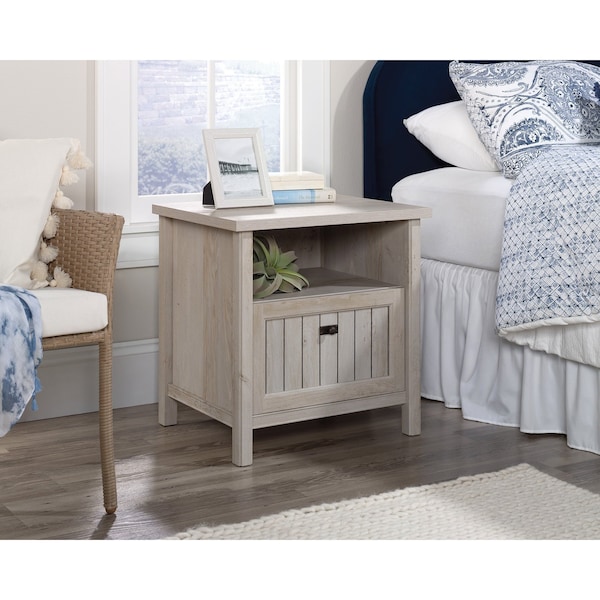 Sauder Costa Night Stand Chc , Durable, 1 in. thick top for bedroom items - 427888