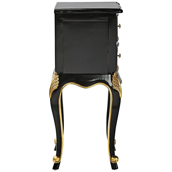 Design Toscano Princess Josephine's French Baroque Petite Bedside Table: Each - AF57659