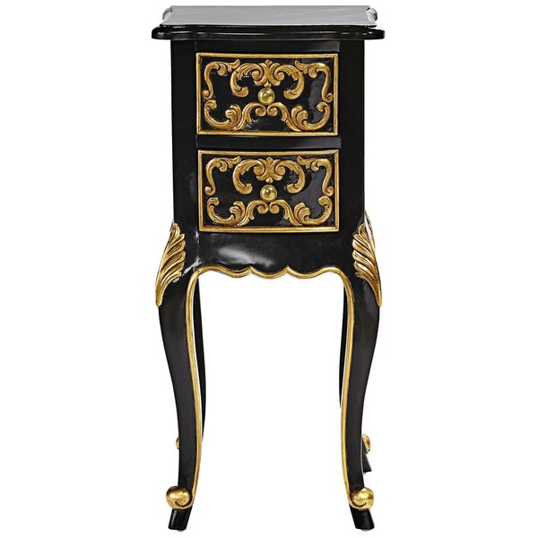 Design Toscano Princess Josephine's French Baroque Petite Bedside Table: Each - AF57659
