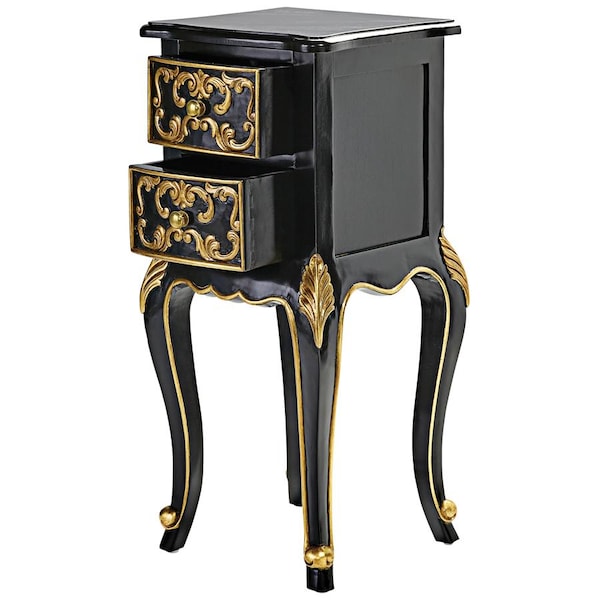 Design Toscano Princess Josephine's French Baroque Petite Bedside Table: Each - AF57659