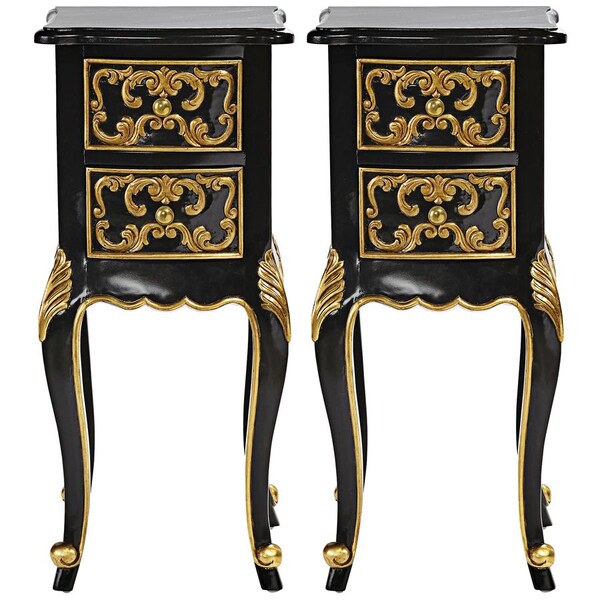 Design Toscano Princess Josephine's French Baroque Petite Bedside Table, PK 2 - AF957659