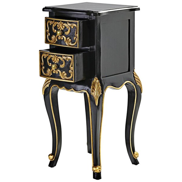 Design Toscano Princess Josephine's French Baroque Petite Bedside Table, PK 2 - AF957659