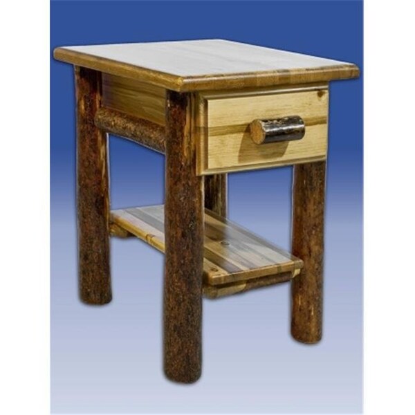 Montana Woodworks Montana Woodworks MWGCND Glacier Country Nightstand with Drawer and Shelf - MWGCND