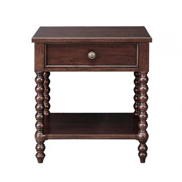 Madison Park Signature Madison Park Beckett Nightstand - Morocco Brown - MPS136-0060
