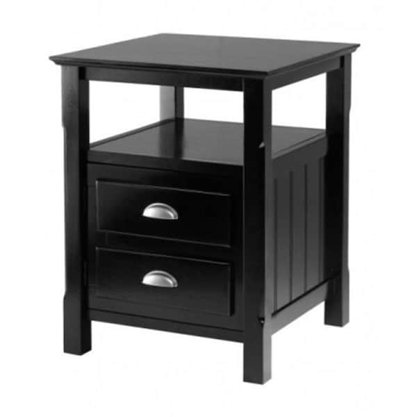 Winsome Winsome 20920 Wood Timber Nightstand - Black - 20920
