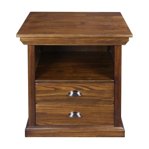 Betterbeds Lincoln Nightstand with Concealed Compartment, Concealment Furniture - Mocha - BE2691206