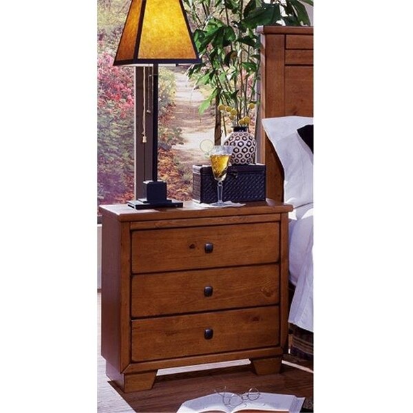 Progressive Furniture Progressive Furniture 61652-43 Diego Casual Style Night Stand; Cinnamon Pine - 61652-43