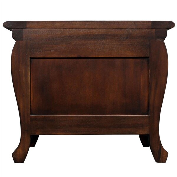 Design Toscano Sorbonne French Nightstand Bombe Table: Each - AF2642