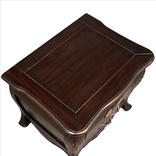Design Toscano Sorbonne French Nightstand Bombe Table: Each - AF2642