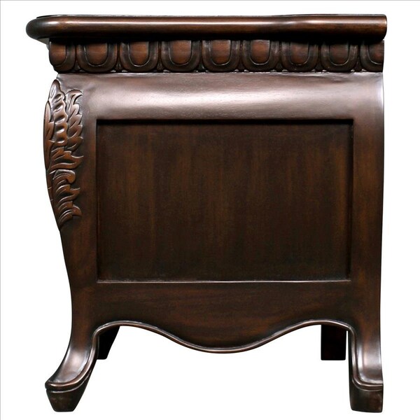 Design Toscano Sorbonne French Nightstand Bombe Table: Each - AF2642