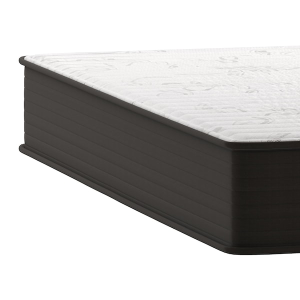 Flash Furniture Dream 10 in Hybrid Mattress, Twin Size High Density Foam and Pocket Spring Mattress in a Box, White/Black - DR-E230P-R-T-10-GY-GG