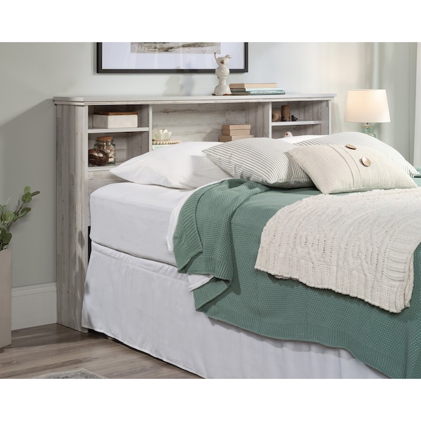 Sauder River Ranch Full-Queen Headboard White P , Attaches to full or queen size bed - 429853