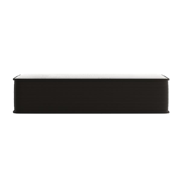 Flash Furniture Dream 12 in Hybrid Mattress, Full Size High Density Foam and Pocket Spring Mattress in a Box, White/Black - DR-E230P-R-F-12-GY-GG
