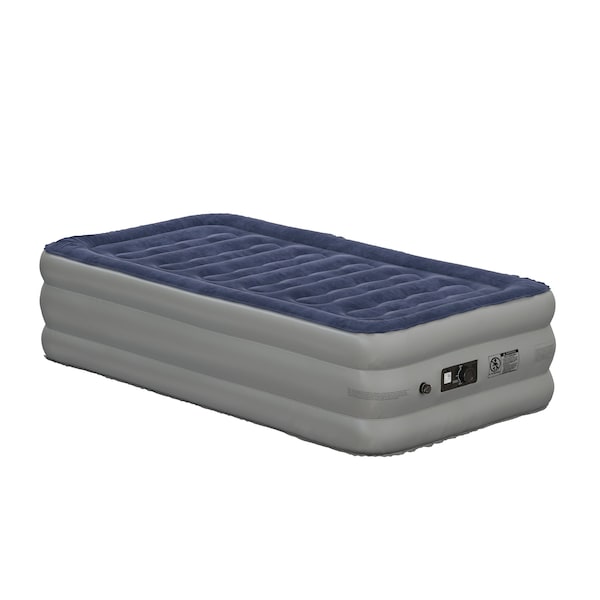 Flash Furniture 18" Twin Air Mattress - Internal Electric Pump - WG-AM101-18-T-GG