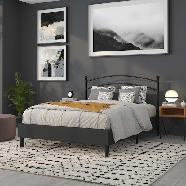 Flash Furniture Queen Size, Headboard, Decorative Metal - HG-HB1706-Q-GG