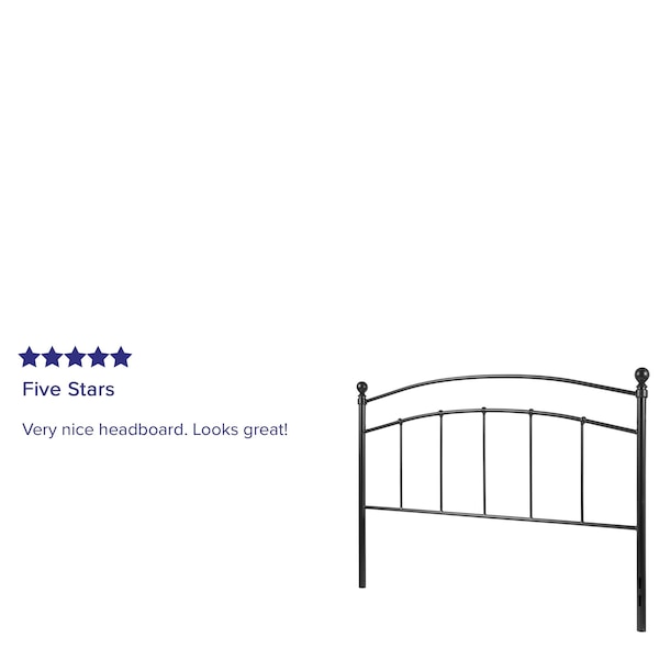 Flash Furniture Queen Size, Headboard, Decorative Metal - HG-HB1706-Q-GG
