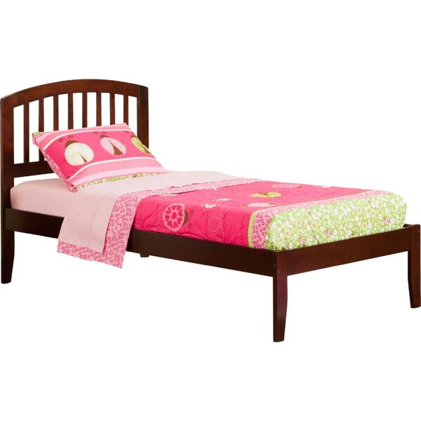 Atlantic Furniture Richmond Open Foot Bed, Antique Walnut - Twin Extra Large - AR8811004