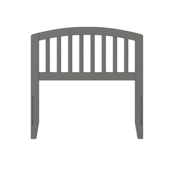 Atlantic Furniture 41.63 x 1 x 41.5 in. Richmond Headboard Twin, Grey - AR288829