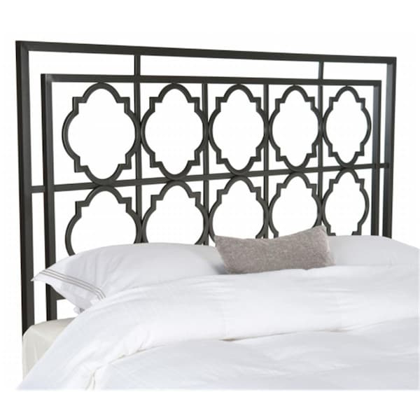 Safavieh Silva Metal Full Size Headboard- Gunmetal - 59.8 x 1.3 x 53.6 in. - FOX6216B-F