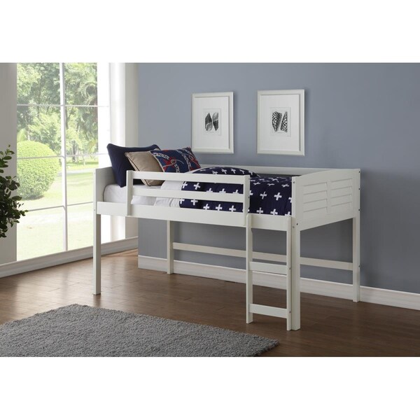 Convenience Concepts PD-795AW Twin Louver Low Loft - White - HI3731813