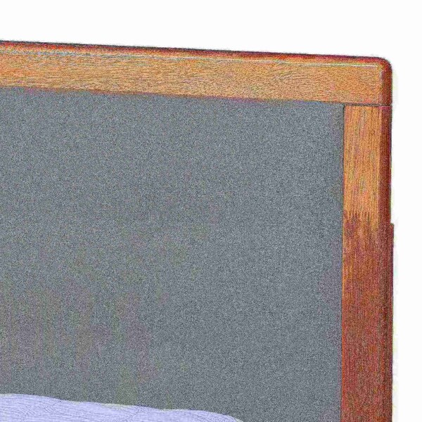 Baxton Studio Lene Modern Dark Grey Fabric and Ash Walnut Brown Finished Wood Queen Size 3-Drawer Storage Bed - 175-9432-9621-ZORO
