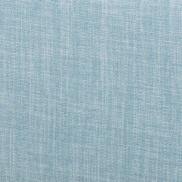 Baxton Studio Mateo Modern and Contemporary Baby Blue Fabric and Natural Wood Queen Size Platform Bed - 245-13448-ZORO