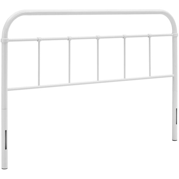 Modway Furniture 40.5 x 2 in. Serena Queen Steel Headboard - White - MOD-5536-WHI