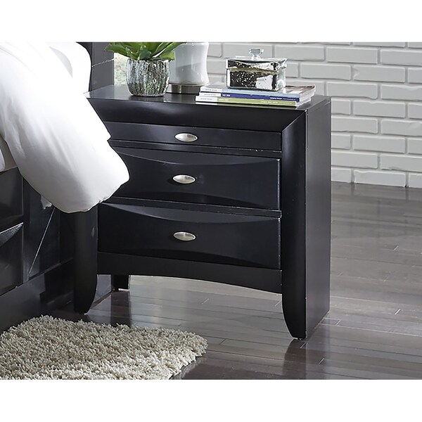 Global Furniture Usa Transitional  Linda Black King Bed Group - 2866